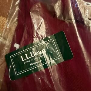 LL Bean Carefree Unshrinkable Mock Neck Shirt NEW IN PKG Mens MED Deep Port